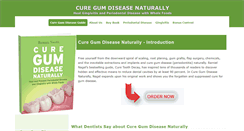 Desktop Screenshot of curegumdisease.com